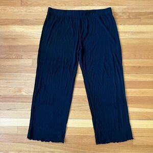 Kindred Bravely Black Soft Comfy Bamboo Lounge Pajama Postpartum Pants XXXL